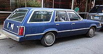 1984 Ford LTD station wagon rear view
