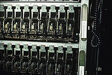 An array of stepping switches