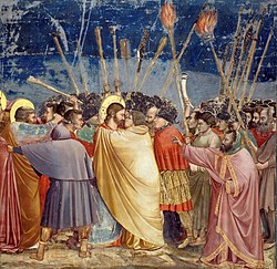 Giotto di Bondone: Júdás csókja