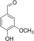 Structure moléculaire de la vanilline