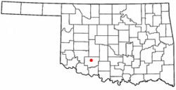 Location of Medicine Park, Oklahoma