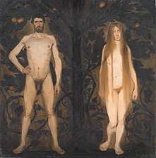 Harald Slott-Moller, 1891, Adam and Eve