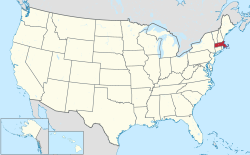 Massachusetts - Localizzazione