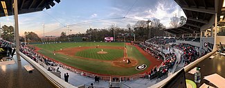 Foley Field at the University of Georgia in Athens, Georgia