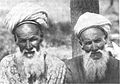 1920年代，中国新疆佩戴缠头的穆斯林男子。