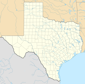 Грейпвайн. Карта розташування: Техас