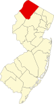A county in the northwest corner of the state. It is larger than most surrounding counties.