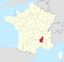 Ardèche – Localizzazione