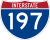 Interstate 197 marker