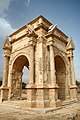 Arc de triomf roman a Leptis Magna bastit au sègle II