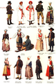 Image 3Traditional Swedish folk costumes according to Nordisk Familjebok (from Culture of Sweden)