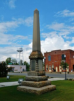 Confederate Monument in Talbotton, 2012