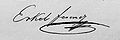 Erkel Ferenc aláírása