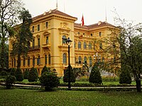 The Presidential Palace of Vietnam, in Hanoi, was built between 1900 and 1906 to house the French Governor-General of Indochina.