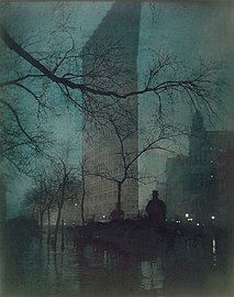 Edward Steichen, The Flatiron Building, 1904, photograph