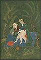 Two men engaged in anal sex. Watercolour on paper. From Iran. Kinsey Institute, Bloomington, Indiana. Around 1880 - 1926.