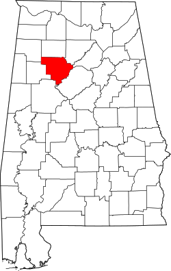 Koartn vo Walker County innahoib vo Alabama