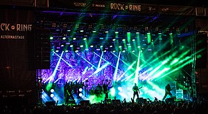 Meshuggah performing at Rock am Ring 2018