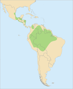 Distribuição geográfica da araracanga