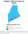 Image 22Köppen climate types of Maine, using 1991-2020 climate normals (from Maine)