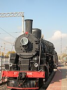 Yea-2450 at Moscow Railway Museum at Rizhsky Rail Terminal