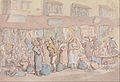 Rag Fair (now Petticoat Lane Market) by Thomas Rowlandson, late 18th century