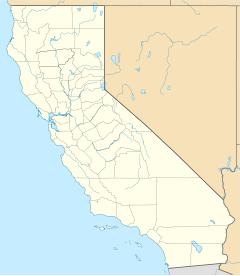 Edwards Air Force Base på kartan över Kalifornien
