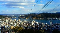 Onomichi şehir görüntüsü