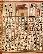 Les formules des transformations du papyrus d'Ani.