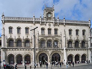 Rossio Station, Lisbon, Portugal: 1886–1887