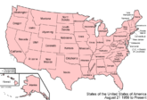 States and incorporated territories of the United States, August 21, 1959, to present