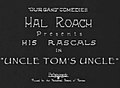 Uncle Toms Uncle (1926)