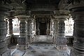 Lathe turned pillars inside the mahamantapa (open hall)