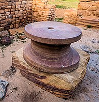 Polished pillar base, Dholavira, circa 3000-2000 BCE.[39]