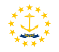 美国罗德岛州州旗