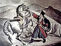 Một người Tatar và con ngựa.