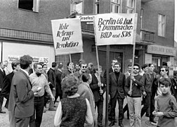 Demonstrators in West Berlin