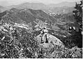 A Division observation post overlooks Hill 518, held by the North Koreans north of Waegwan. September 1950.