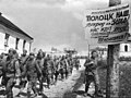 L'Armata Rossa in marcia durante l'operazione Bagration
