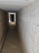 Straight section of the passage