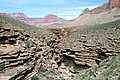 Tapeats Sandstone ledges in Salt Creek, Grand Canyon National Park