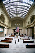 Harqe në Sallën e Madhe, Chicago Union Station, Chicago, Illinois (2010)