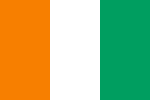 Vlag van Republique de Côte d'Ivoire