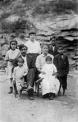 Arch Goins and family, from Graysville, Tennessee, c. 1920s