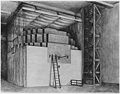 Image 24The Chicago Pile, the first artificial nuclear reactor, built in secrecy at the University of Chicago in 1942 during World War II as part of the US's Manhattan project (from Nuclear reactor)