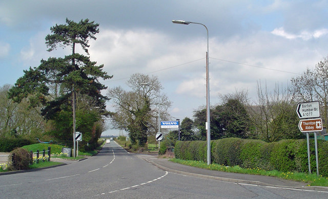 File:The A1077 at Wootton - geograph.org.uk - 1378442.jpg