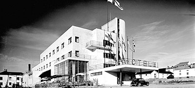 Hotel Pohjanhovi, Rovaniemi, Pauli E. Blomstedt, 1936 (destroyed 1944).