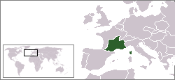 Lokacija Višijske Francuske