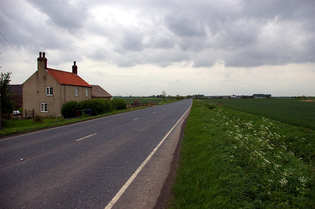File:Looking West along the A1077 - geograph.org.uk - 171325.jpg