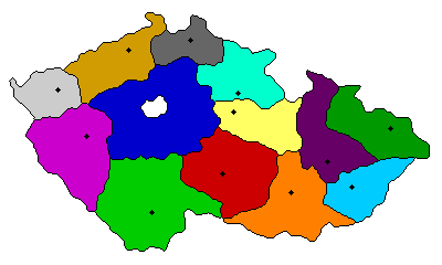 Peta Céko warna béda per provinsi